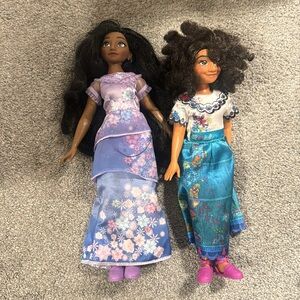 Isabella and Mirabelle Dolls From Encanto.